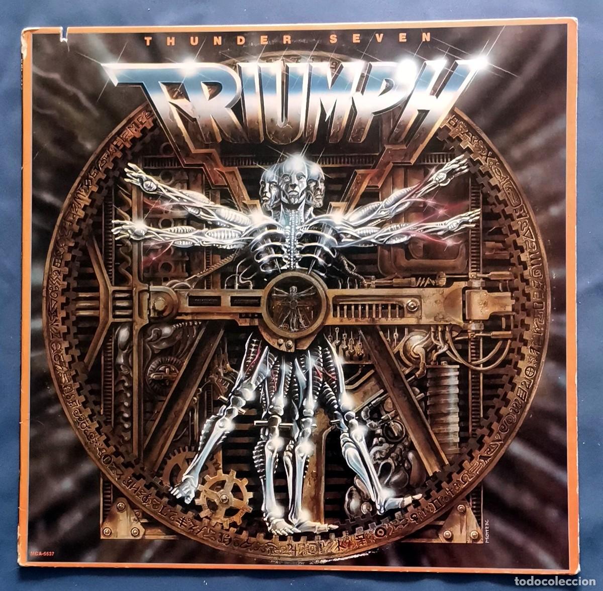 Discos de vinilo: Triumph &ndash; Thunder Seven LP 1984 USA incl. encarte