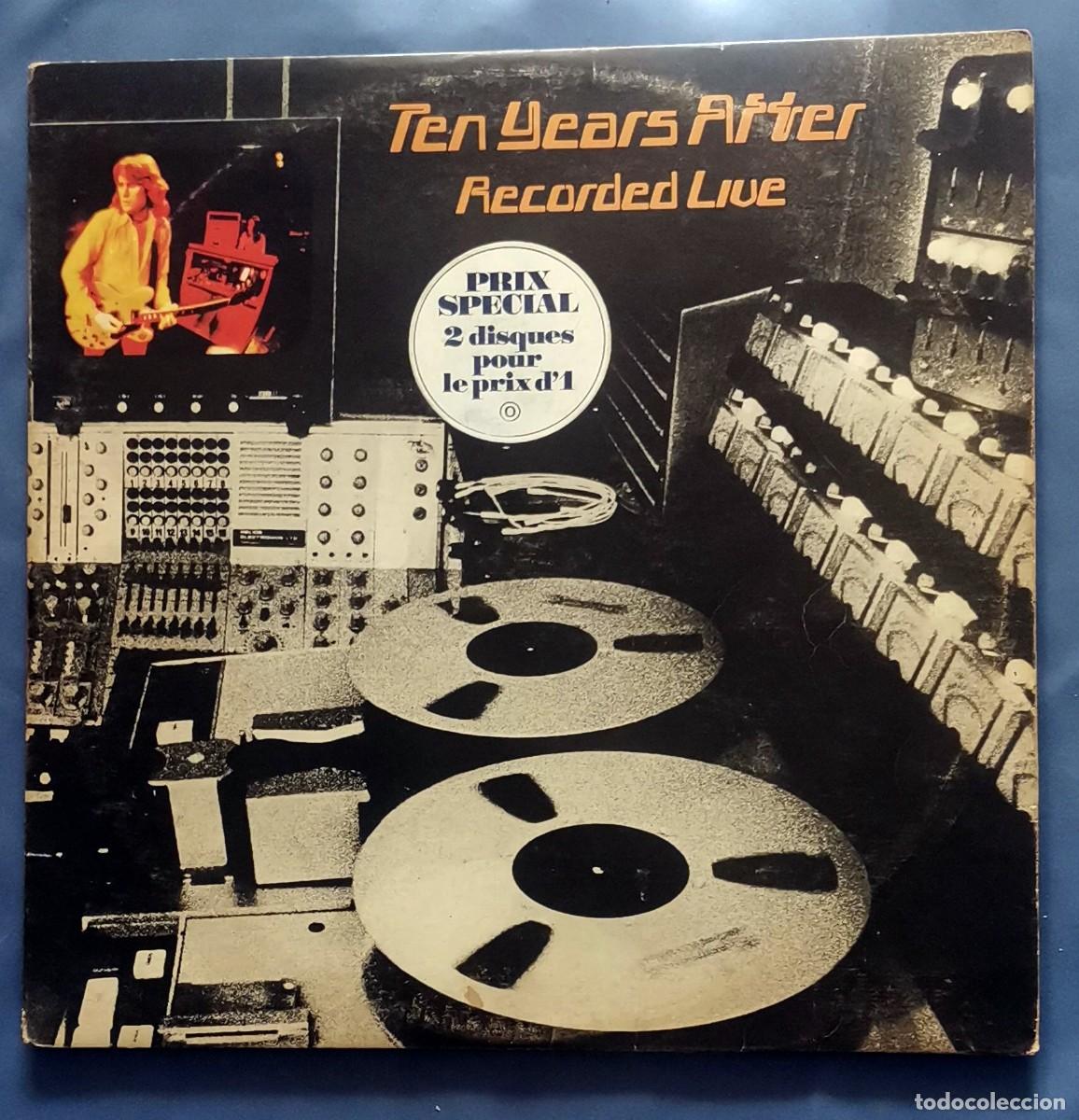 Discos de vinilo: Ten Years After &ndash; Recorded Live 2LP 1973 Francia gatefold