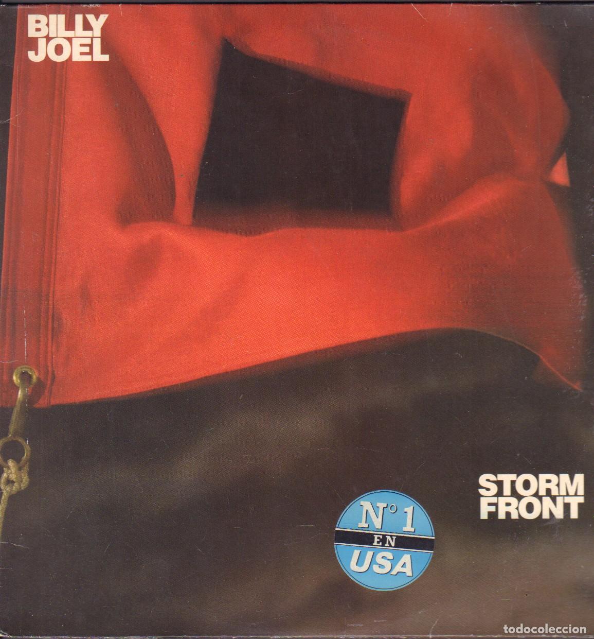 Discos de vinilo: BILLY JOEL - STORM FRONT / I GO TO EXTREMES, SHAMELESS, LININGRAD.../ LP CBS 1989 RF-27031