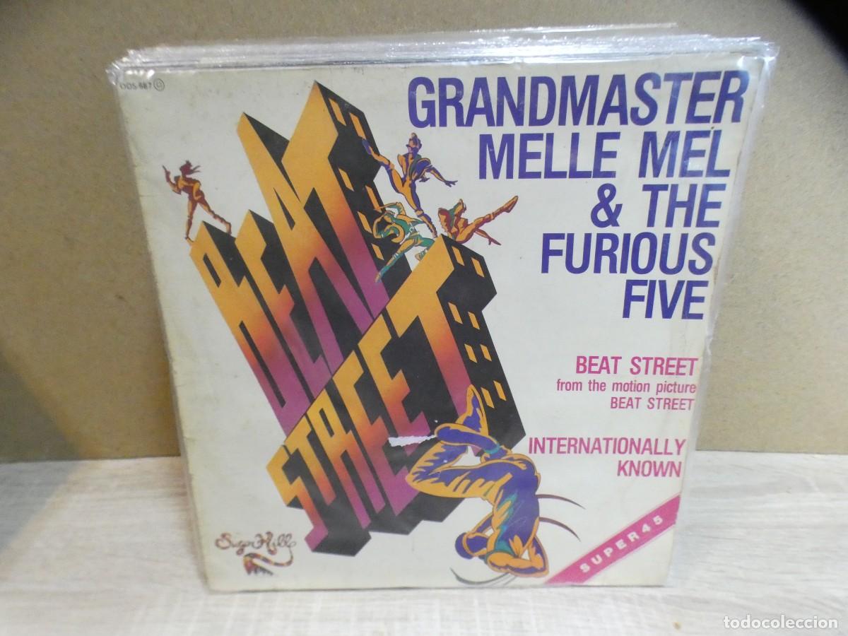 Discos de vinil: ARKANSAS1980 EXPRO1026 VINILO MUCHO USO REPRODUCIBLE MELLE MEL & THE FURIOUS FIVE A LIMPIAR