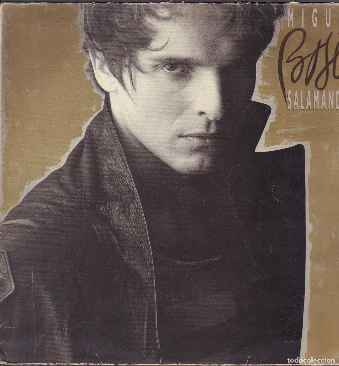 Discos de vinilo: MIGUEL BOS&Eacute; - SALAMANDRA / AIRE SOY, TOU LIVE IN ME, AMAPOLA BESAME.../ LP WEA 1986 RF-27033