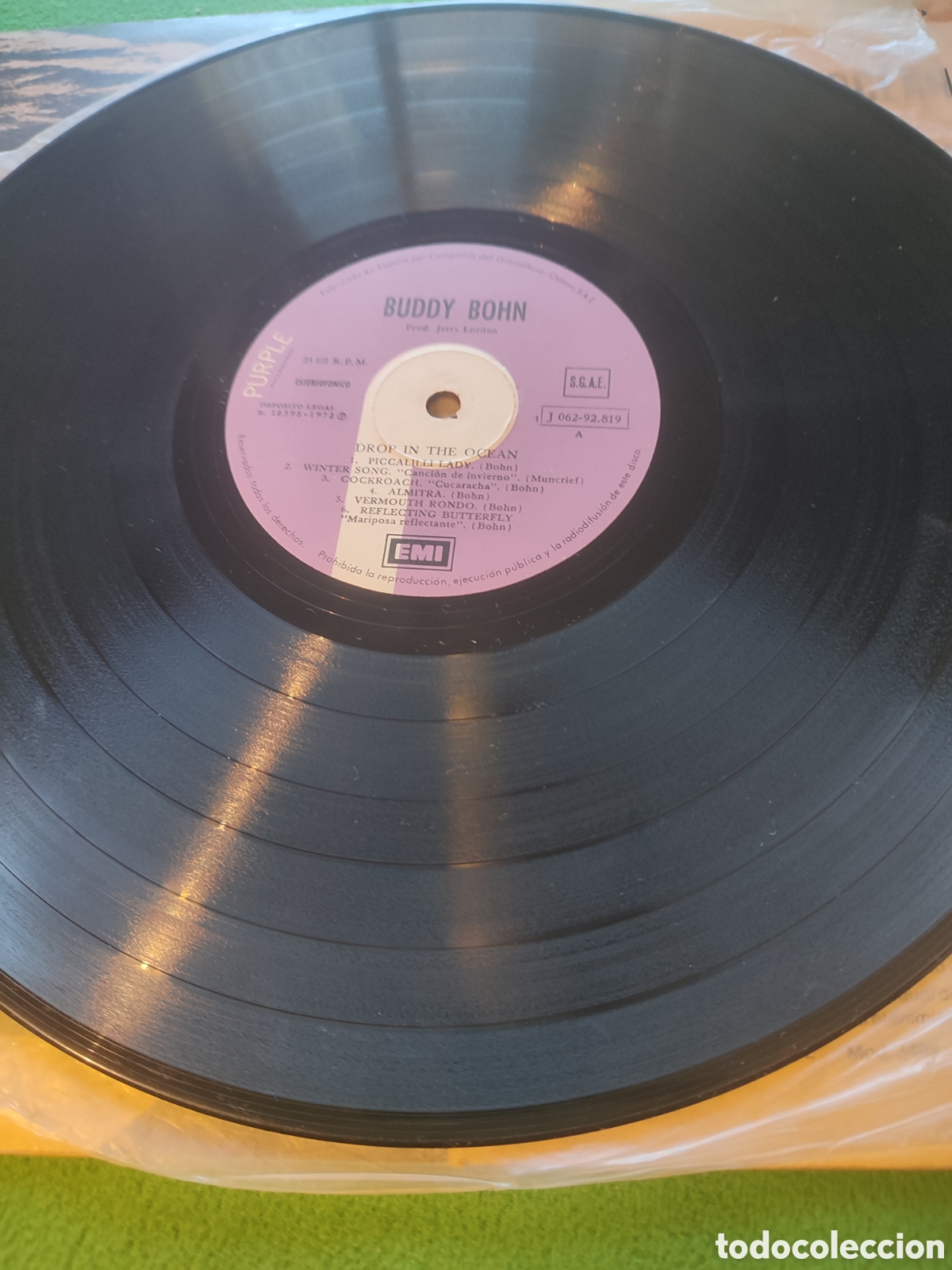 Discos de vinilo: Buddy Bohn - A drop in the ocean 1972 - Foto 3