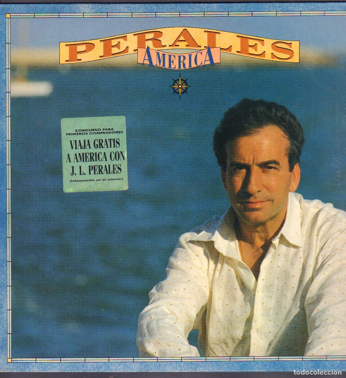 Discos de vinilo: PERALES - AMERICA / NO TE VAYAS NUNCA, ACERCATE, UNA LOCURA.../ LP CBS 1991 RF-27039