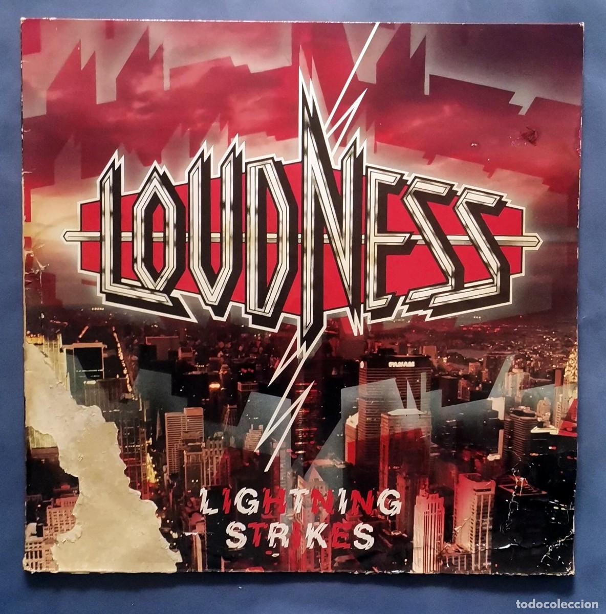 Discos de vinilo: Loudness &ndash; Lightning Strikes LP 1986 Espa&ntilde;a VER FOTOS