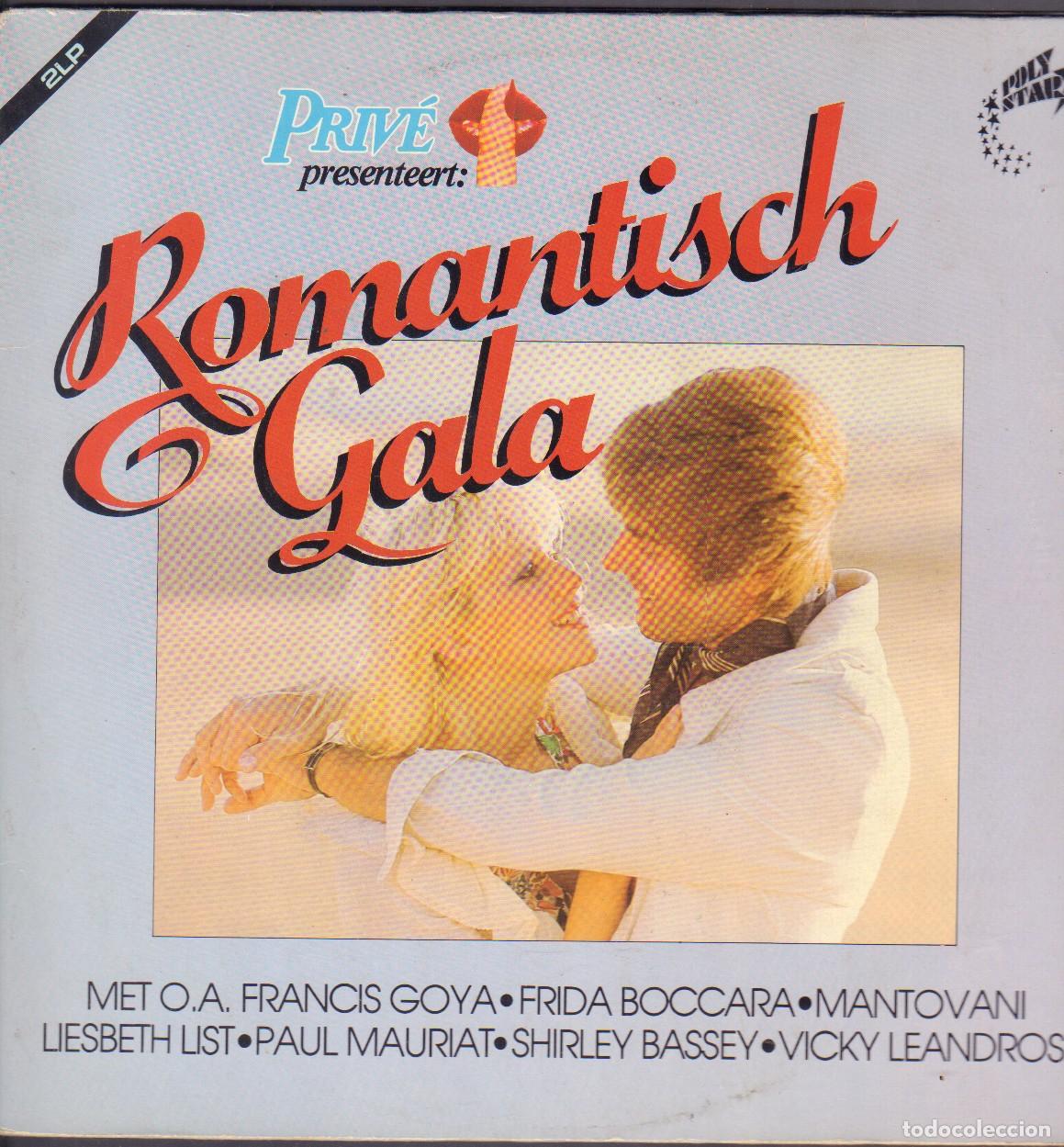 Discos de vinilo: ROMANTISCH GALA - FRIDA BOCCARA, MANTOVANI, SHIRLEY BASSEY.../ 2 LP'S POLYSTAR RF-27051