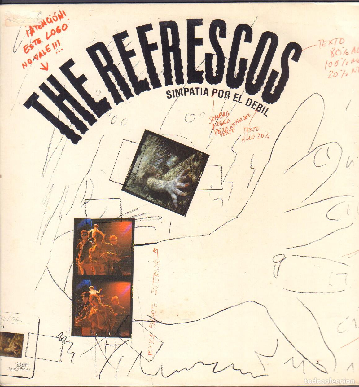 Discos de vinilo: THE REFRESCOS - SIMPATIA POR EL DEBIL / DOCE MESES, DUELE, MISTERIO.../ LP POLYDOR 1991 RF-27058