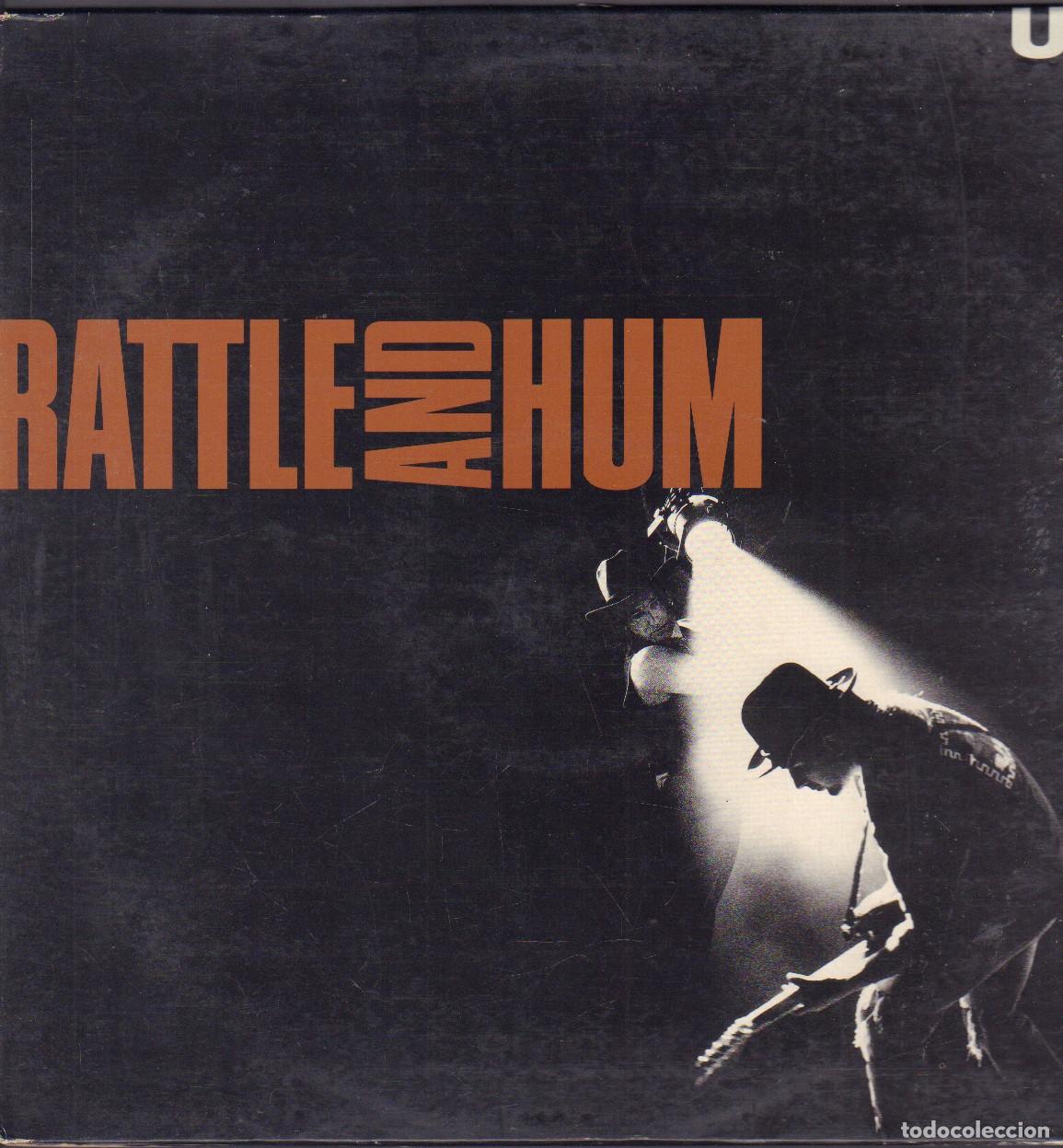 Discos de vinilo: U2 - RATTLE AND HUM / HELTER SKELTER, DESIRE, SILVER AND GOLD.../ DOBLE LP ISLAND 1988 RF-27059