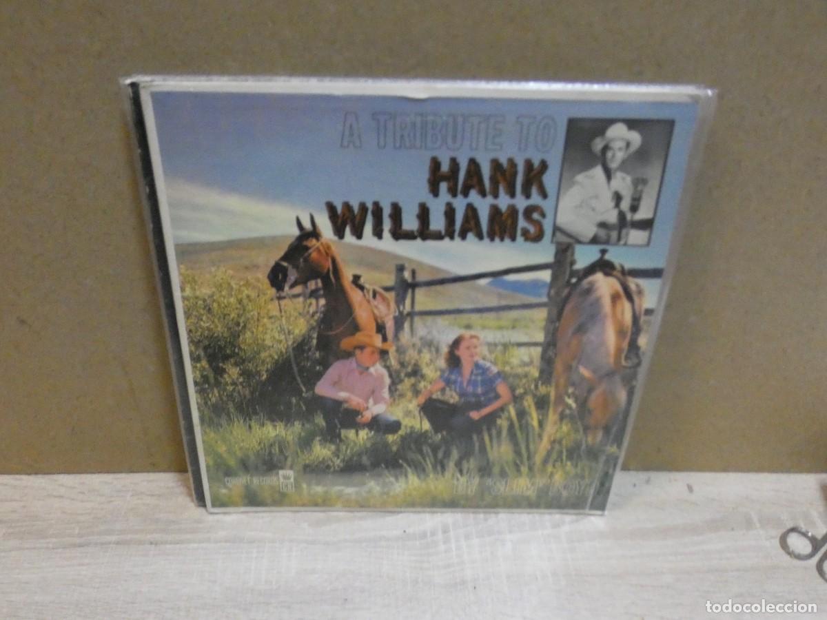 Discos de vinilo: ARKANSAS1980 LOTT783 VINILO DESTROZADISIMO A TU RESIGO TRIBUTE TO HANK WILLIAMS