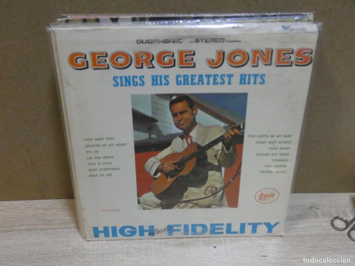 Vinyl records: ARKANSAS1980 LOTT783 VINILO LEVE USO CORRECTO GEORGE JONES