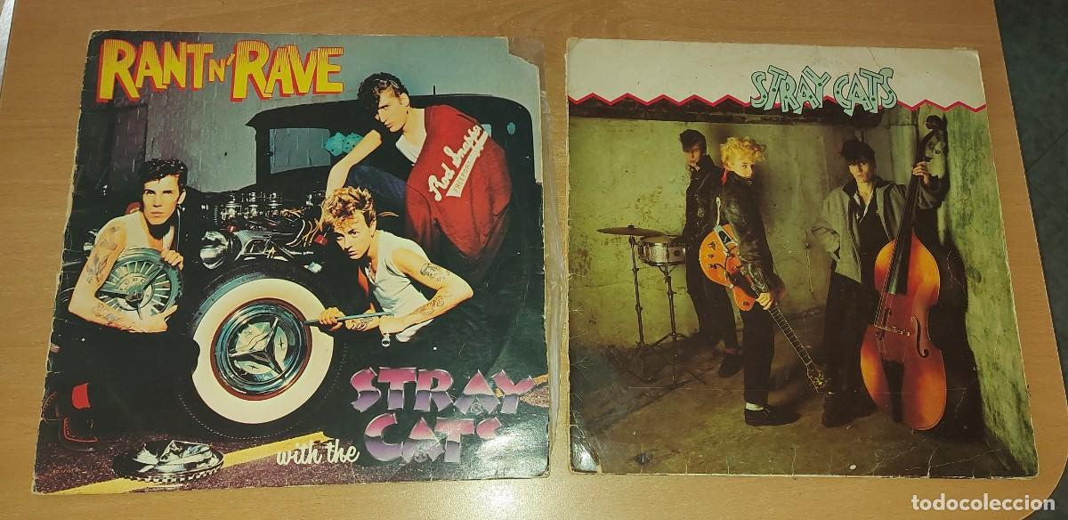 Discos de vinilo: 2 LP THE STRAY CATS RANT N RAVE USA ESPA&Ntilde;A