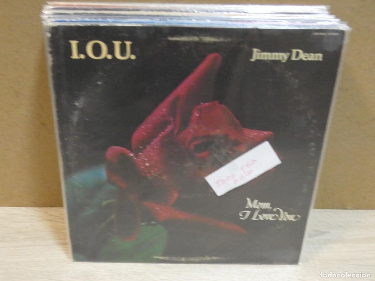 Disques de vinyle: ARKANSAS1980 LOTT783 VINILO MUCHO USO REPRODUCIBLE JIMMY DEAN TAPA FEA AGUA