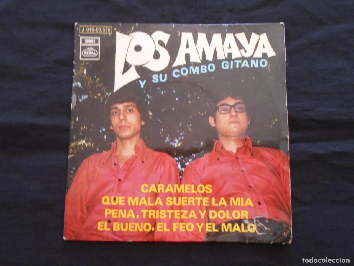 Discos de vinilo: EP LOS AMAYA // CARAMELOS + 3 - Foto 1