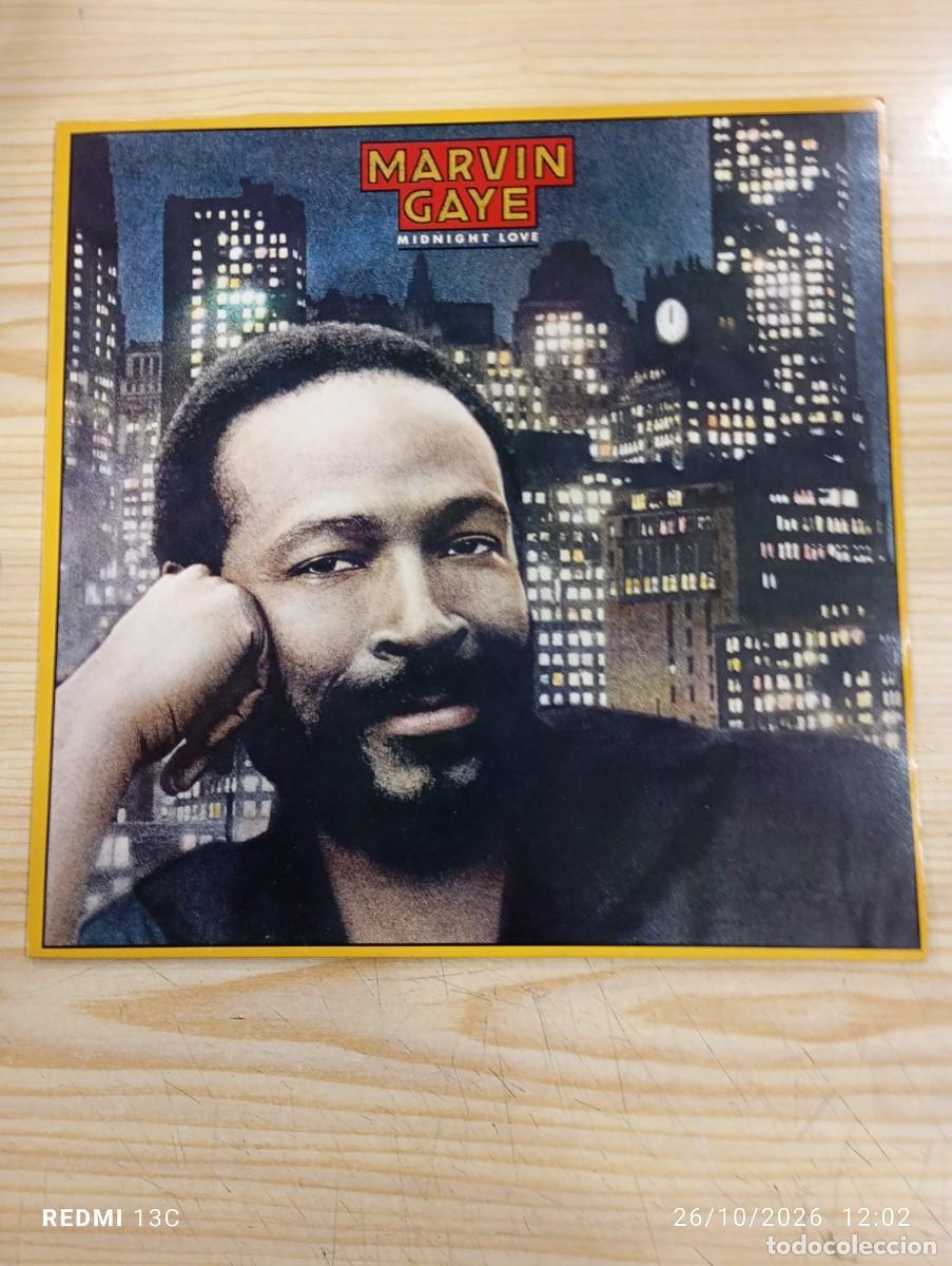 Discos de vinilo: Lp - Marvin Gaye - Midnight Love -Edicion Europea 1982 - Gran copia