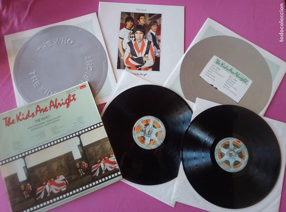 Discos de vinilo: THE WHO THE KIDS ARE ALRIGHT CON ENCARTES LIBRETO 1979 A LP L3 2 43
