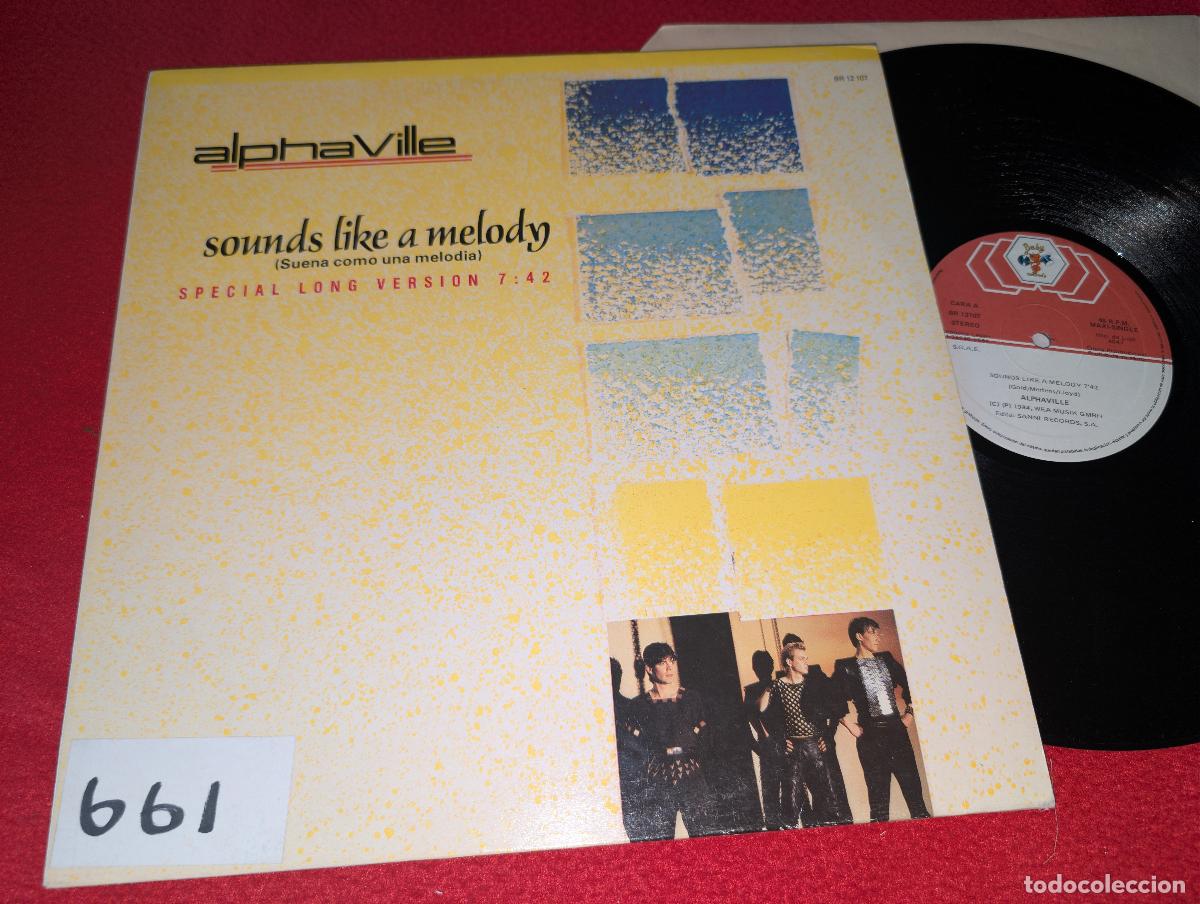 Discos de vinilo: ALPHAVILLE Sounds like a melody/The Nelson highrise (Sector one:..) 12'' MX 1984 Baby PROMO SPAIN