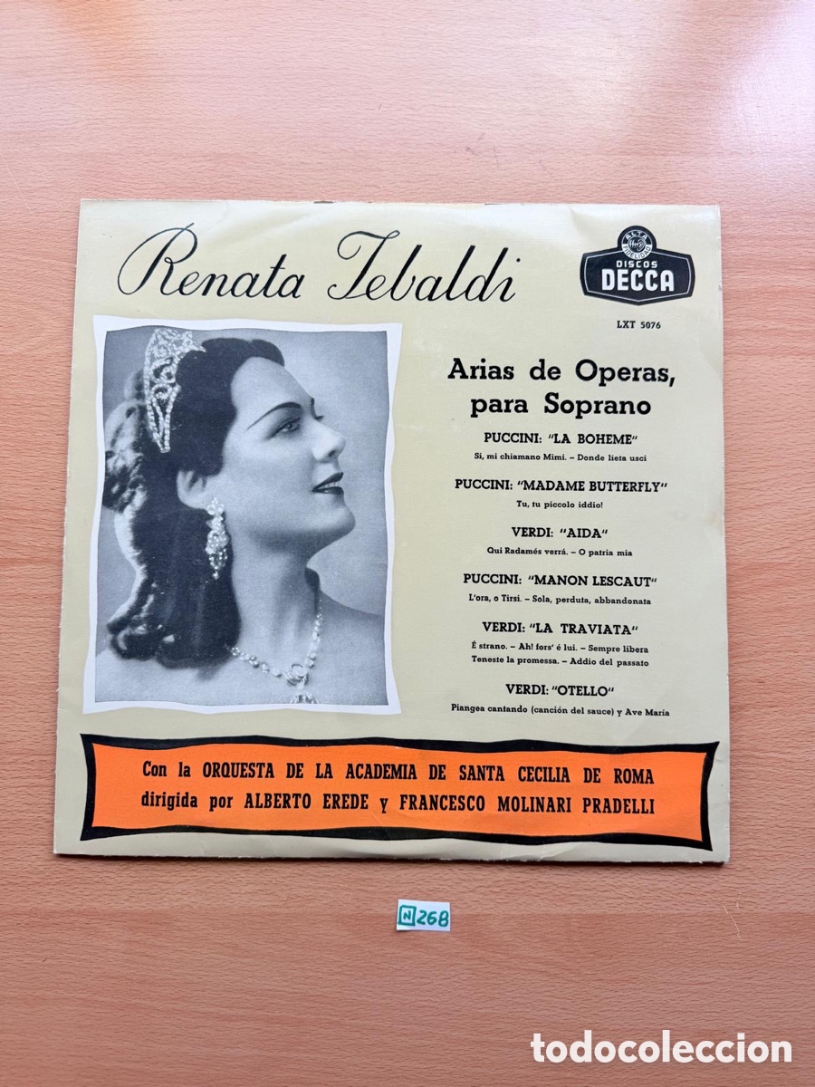 Discos de vinilo: Vinilo arias de &oacute;peras para soprano