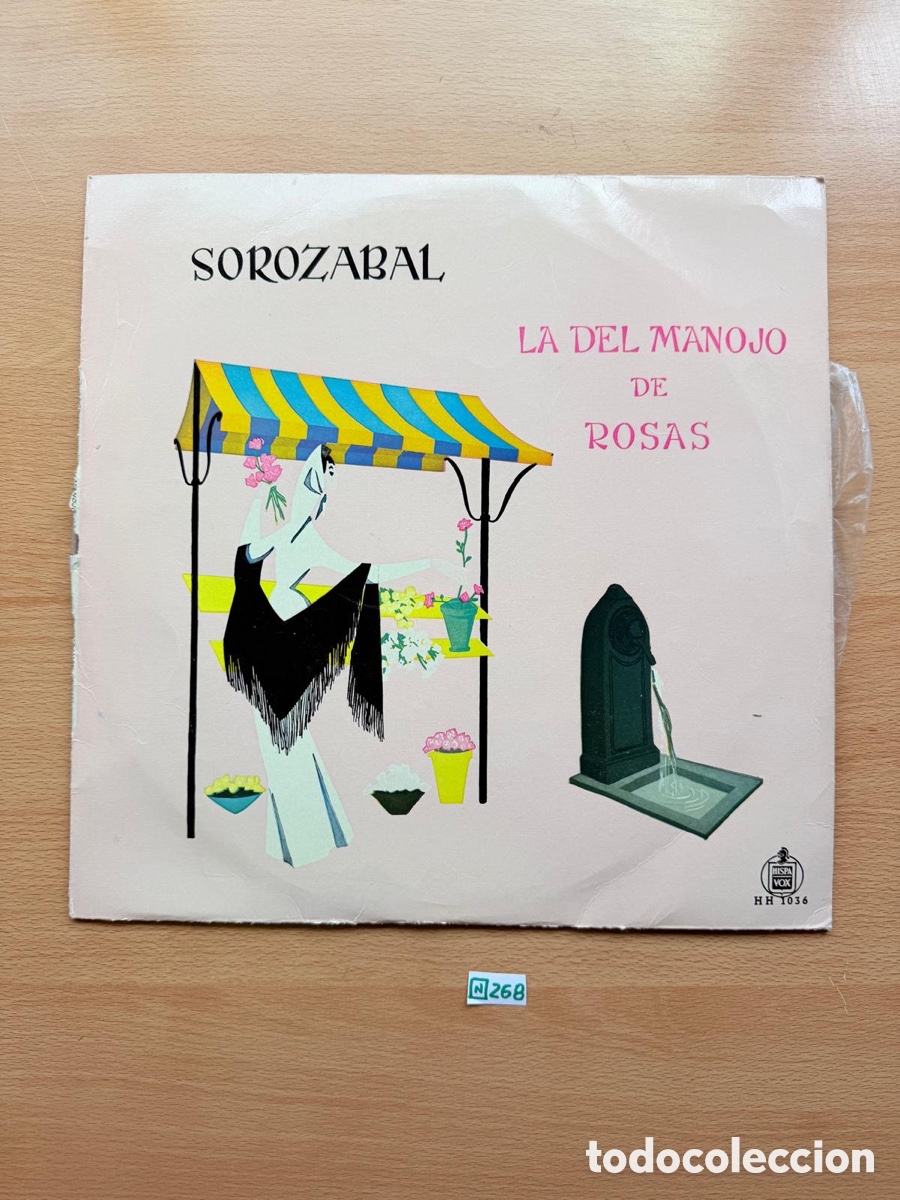 Discos de vinilo: Vinilo la del manojo de rosas - Foto 1