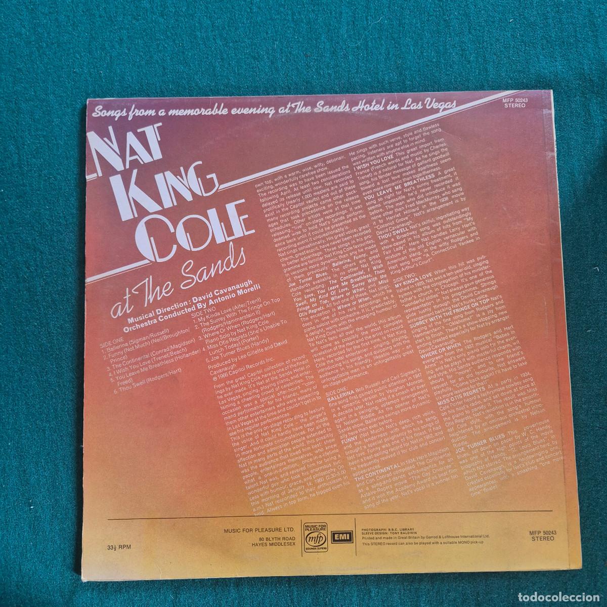 Discos de vinilo: Nat King Cole &ndash; AT THE SANDS - Foto 2
