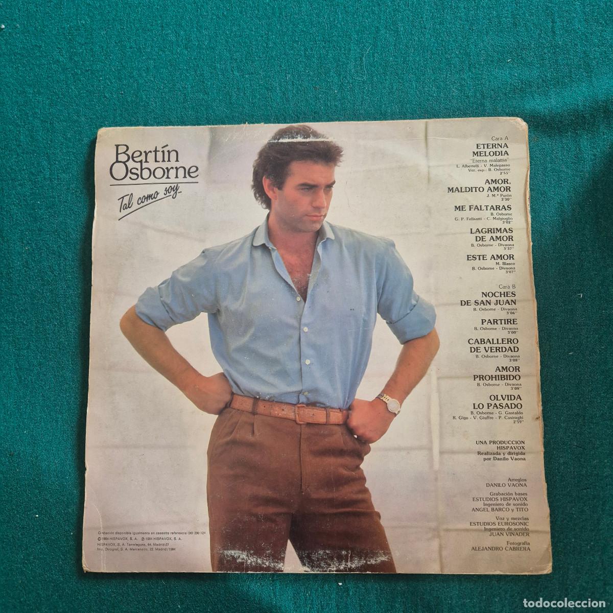 Discos de vinilo: Bert&iacute;n Osborne &ndash; Tal Como Soy - Foto 2
