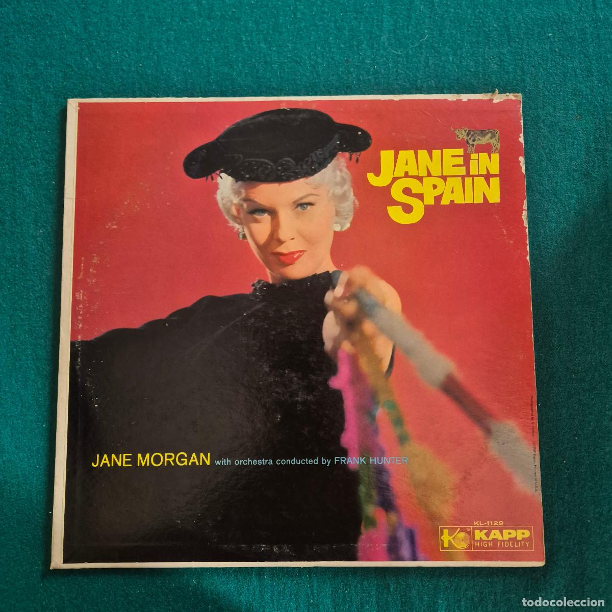 Discos de vinilo: Jane Morgan With Orchestra Conducted By Frank Hunter (2) &ndash; Jane In Spain