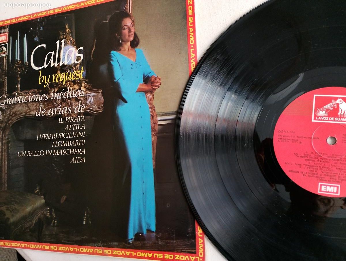 Discos de vinilo: Callas &ndash; By Request, 1972 ed espa&ntilde;ola - Foto 2
