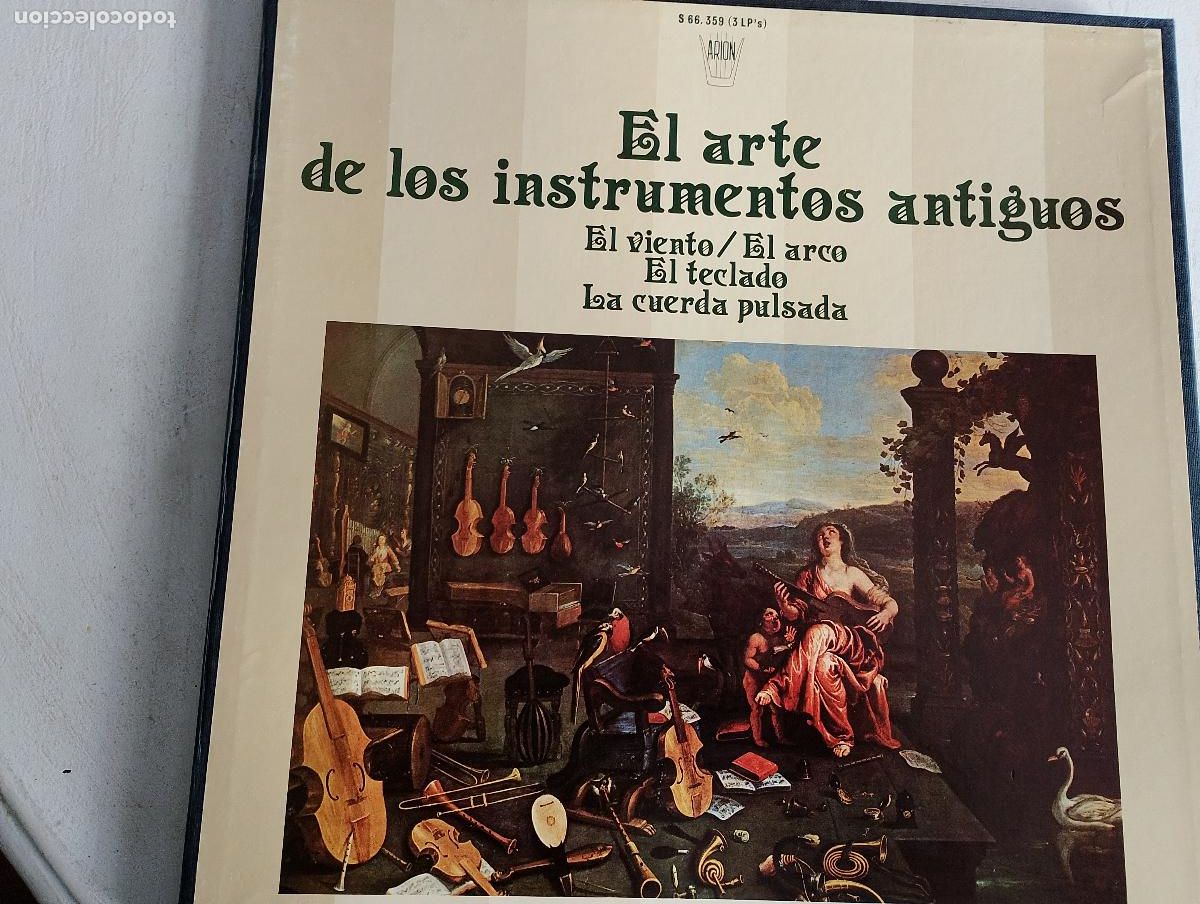 Discos de vinilo: L'Art Des Instruments Anciens, Baroque,1981 ed espa&ntilde;ola 3 lps