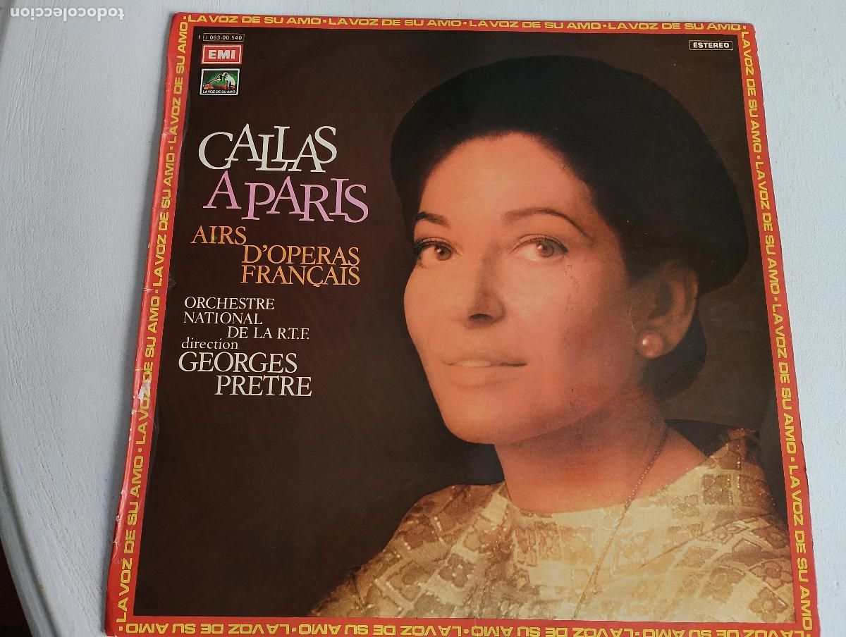 Discos de vinilo: Maria Callas, Orchestre National De La RTF Conducted By Georges Pr&ecirc;tre, ed espa&ntilde;ola