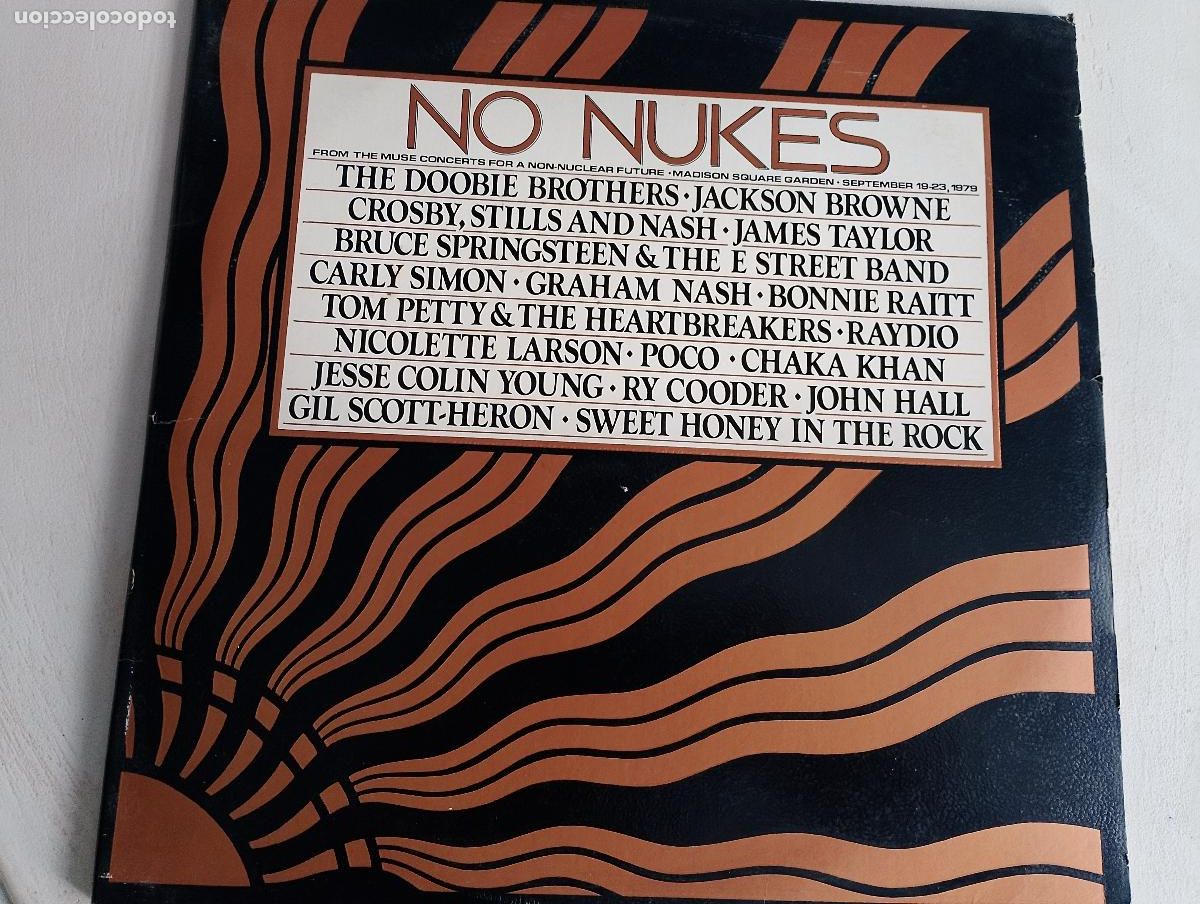 Discos de vinilo: No Nukes - From The Muse Concerts For A Non-Nuclear Future, falta el primer lp