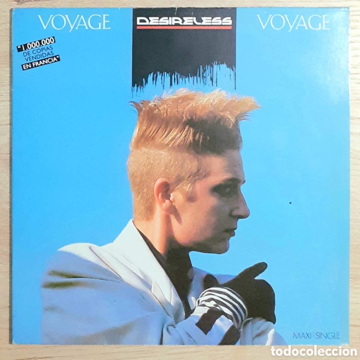 Discos de vinilo: Maxi Single vinilo de DESIRELESS &rdquo;Voyage voyage&rdquo; (CBS, 1986)