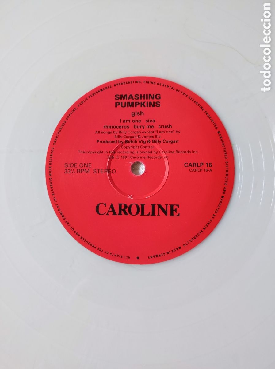 Discos de vinilo: SMASHING PUMPKINS - GISH - Foto 3