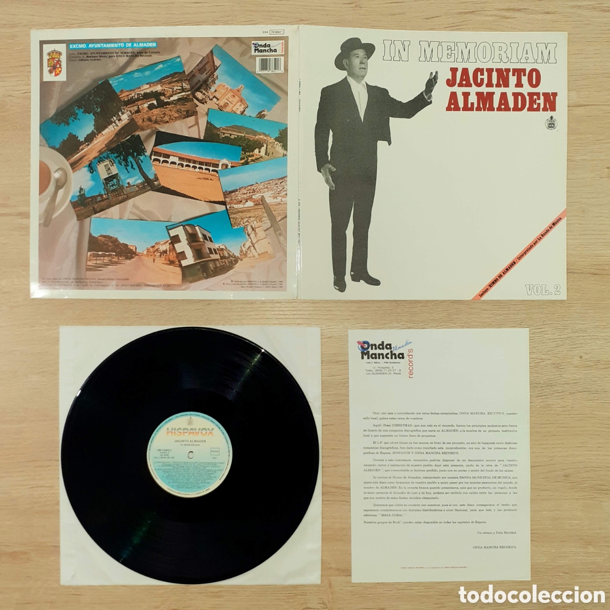 Discos de vinilo: LP disco de vinilo de JACINTO ALMAD&Eacute;N &rdquo;In memoriam Vol 2&rdquo;