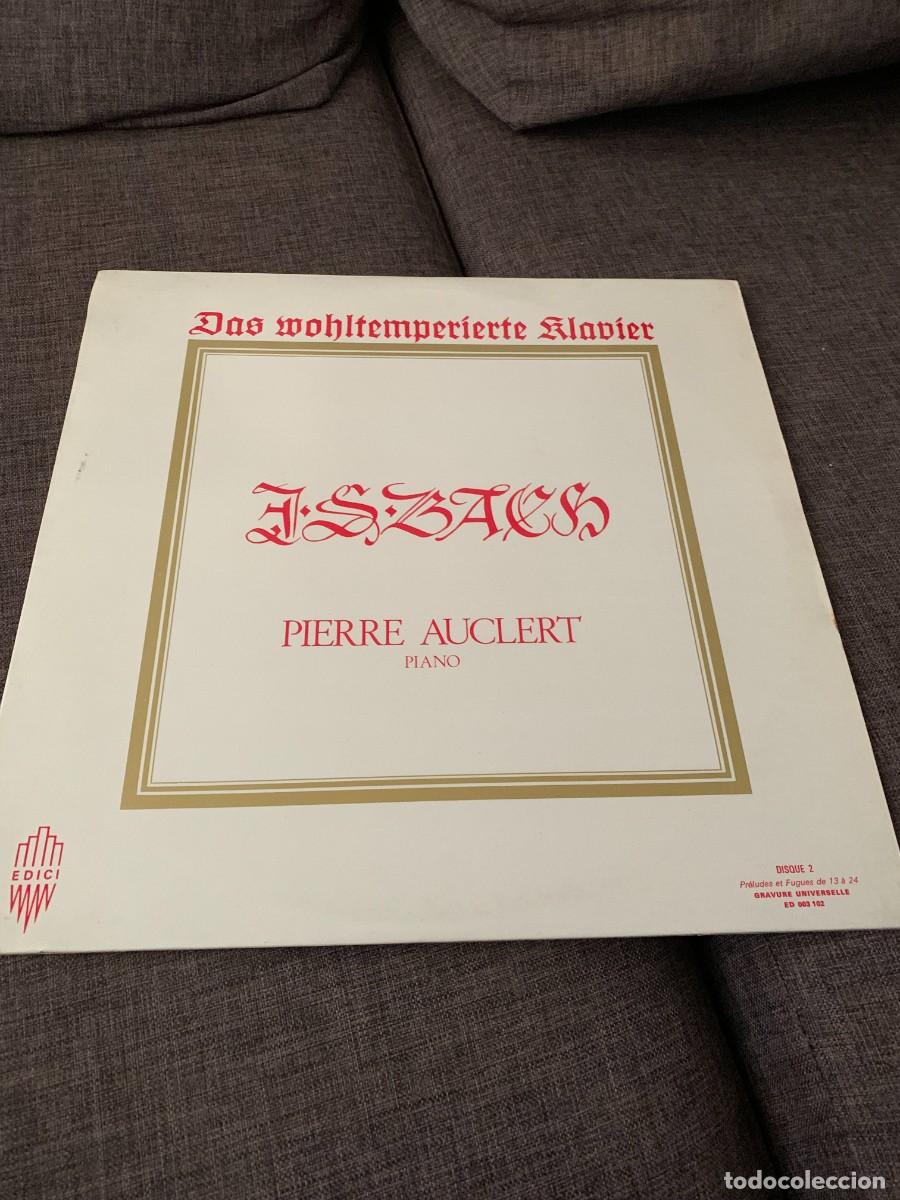 Discos de vinilo: LP. J.S. BACH. PIERRE AUCLERT. PIANO. A&Ntilde;O 1969. BUENA CONSERVACION