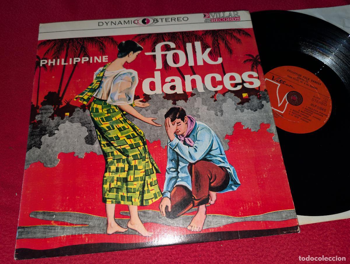 Discos de vinilo: JUAN SILOS JR. & HIS RONDALLA Philippine folk dances Seried II LP 19?? FILIPINAS folk