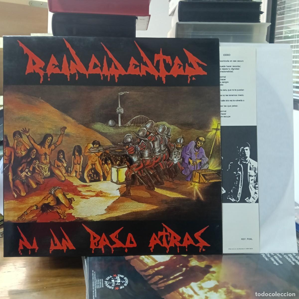 Discos de vinilo: REINCIDENTES - NI UN PASO ATRAS REF. H04L - PERFECTO ESTADO