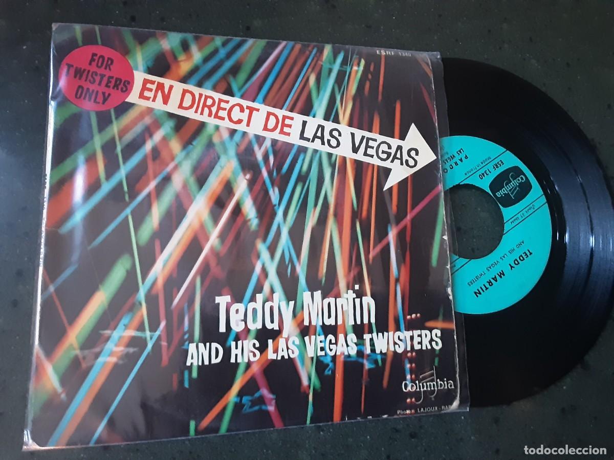 Discos de vinilo: Ep TEDDY MARTIN & HIS LAS VEGAS TWISTERS: Chattanooga twist. Pasarela hop. Pardom me +1