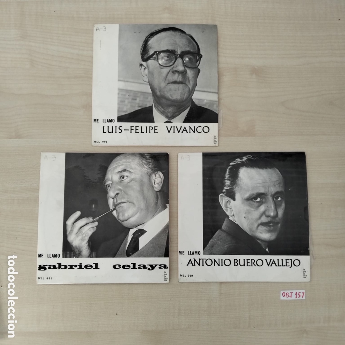 Discos de vinilo: res discos de vinilo EP de la colecci&oacute;n &rdquo;Me llamo&rdquo; editada por Discos Aguilar