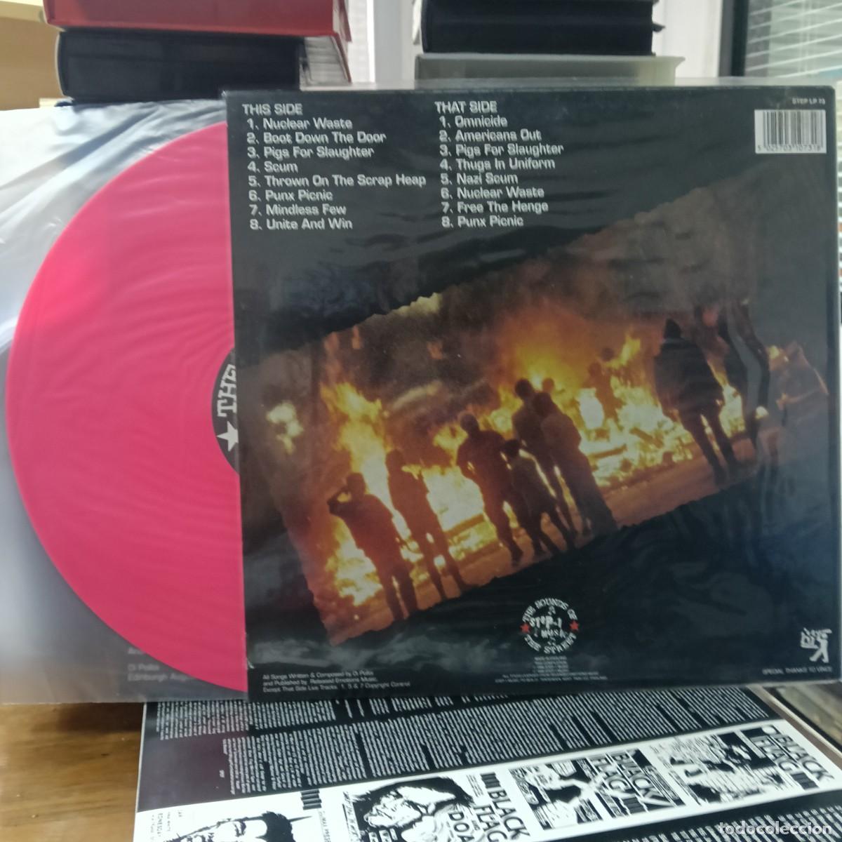 Discos de vinilo: OI! POLLOI - TOTAL ANARCHOI REF. STEP LP73 - PERFECTO ESTADO ROSA - Foto 2