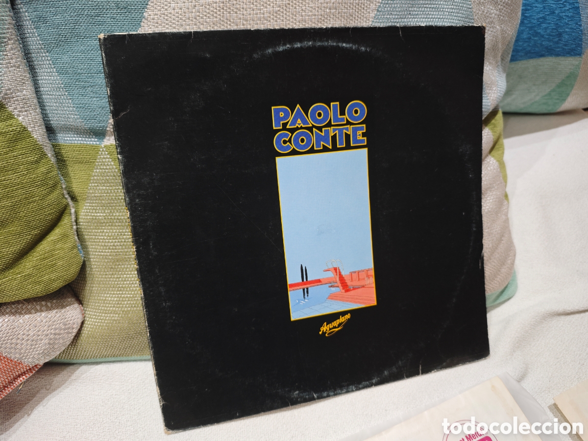 Discos de vinilo: Paolo Conte - Aguaplano . Doble vinilos Edici&oacute;n Espa&ntilde;a 1988