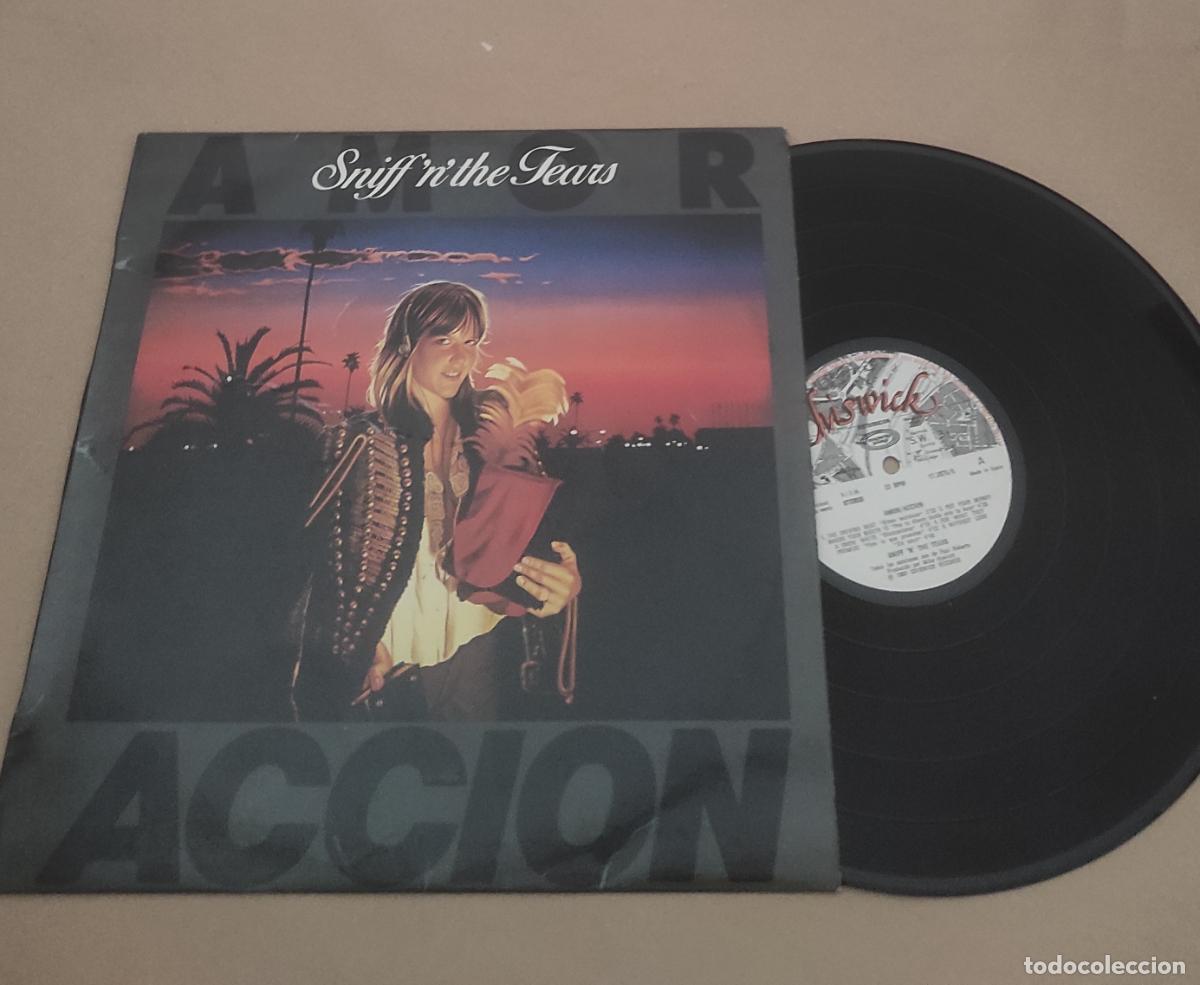 Discos de vinilo: SNIFF 'N' THE TEARS Amor/Accion LP 1981 Chiswick ESPA&Ntilde;A