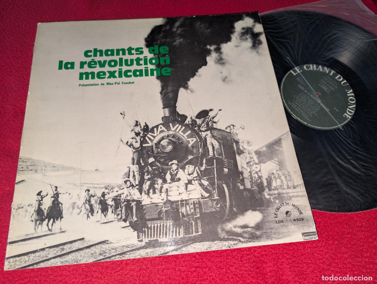 Discos de vinilo: JORGE SALDA&Ntilde;A & LOS MAYAS Chants de la revolution Mexicaine LP Chant Monde FRANCE FRANCIA MEXICO