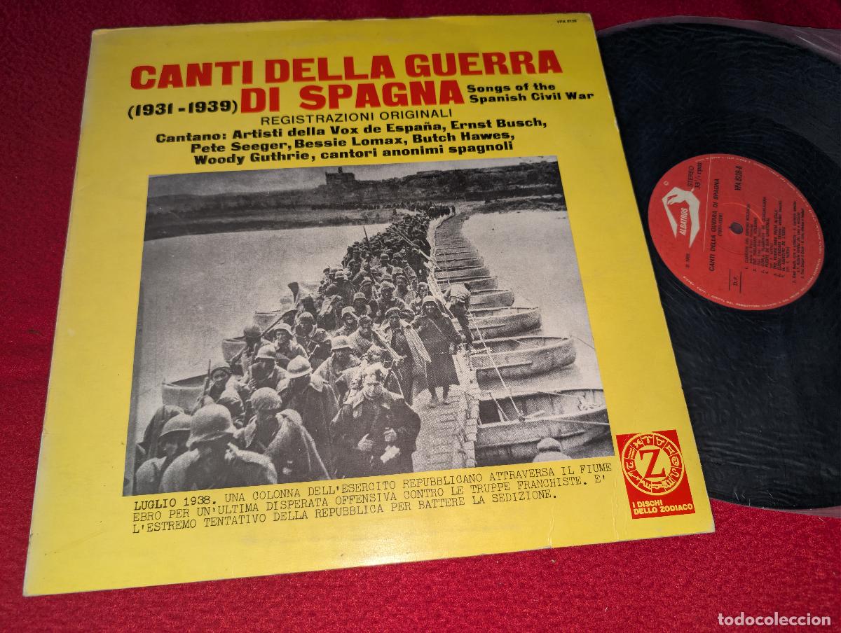 Discos de vinilo: CANTI DELLA GUERRA SPAGNA 1931-1939 Busch+Seeger+Hawes+Anonimo ++ LP ITALIA ITALY GUERRA ESPA&Ntilde;A