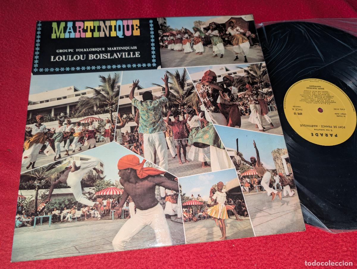 Discos de vinilo: GROUPE FOLK MARTINIQUAIS LouLou Boislaville MARTINIQUE LP 19?? FOLK caribe