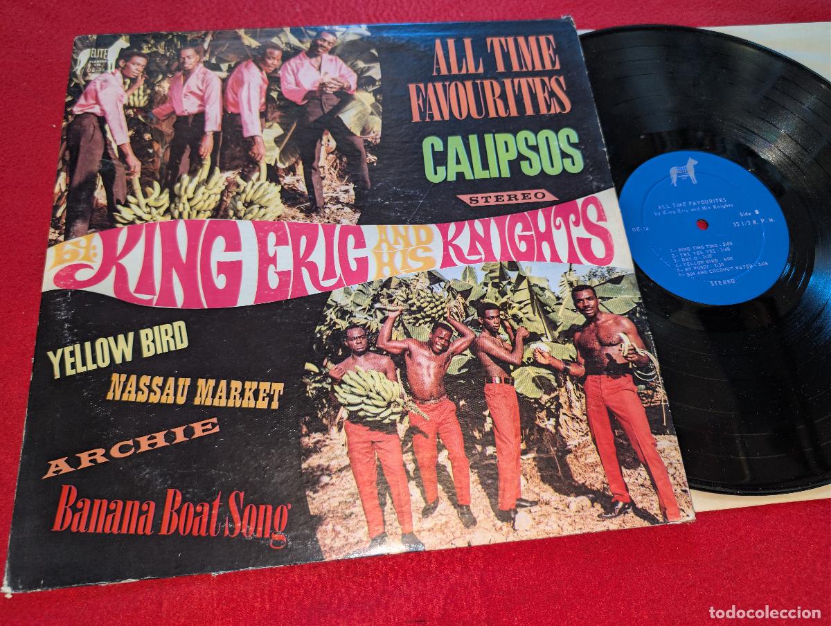 Discos de vinilo: KING ERIC AND HIS KNIGHTS All time favourites Calipsos LP 1966 Bahamas Calypsos