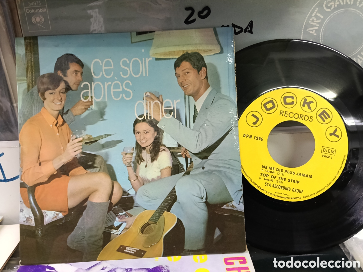 Discos de vinilo: David Whitaker ep ce soir apres diner Francia