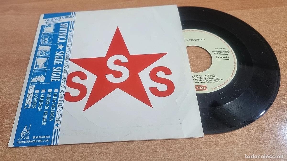 Discos de vinilo: SIGUE SIGUE SPUTNIK Love missile F1-11 7&rdquo; SINGLE VINILO DEL A&Ntilde;O 1986 CONTIENE 2 TEMAS