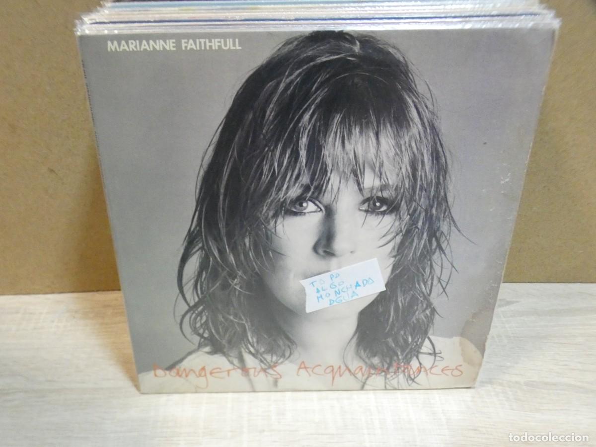 Discos de vinilo: ARKANSAS1980 CAJJ824 VINILO ESTADO CORRECTISIMO MARIANNE FAITHFULL TAPA ALGO MANCHADA AGUA