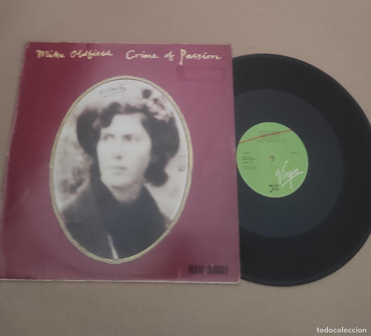 Discos de vinilo: MIKE OLDFIELD, CRIME OF PASSION. MAXI ESPA&Ntilde;A 1984-