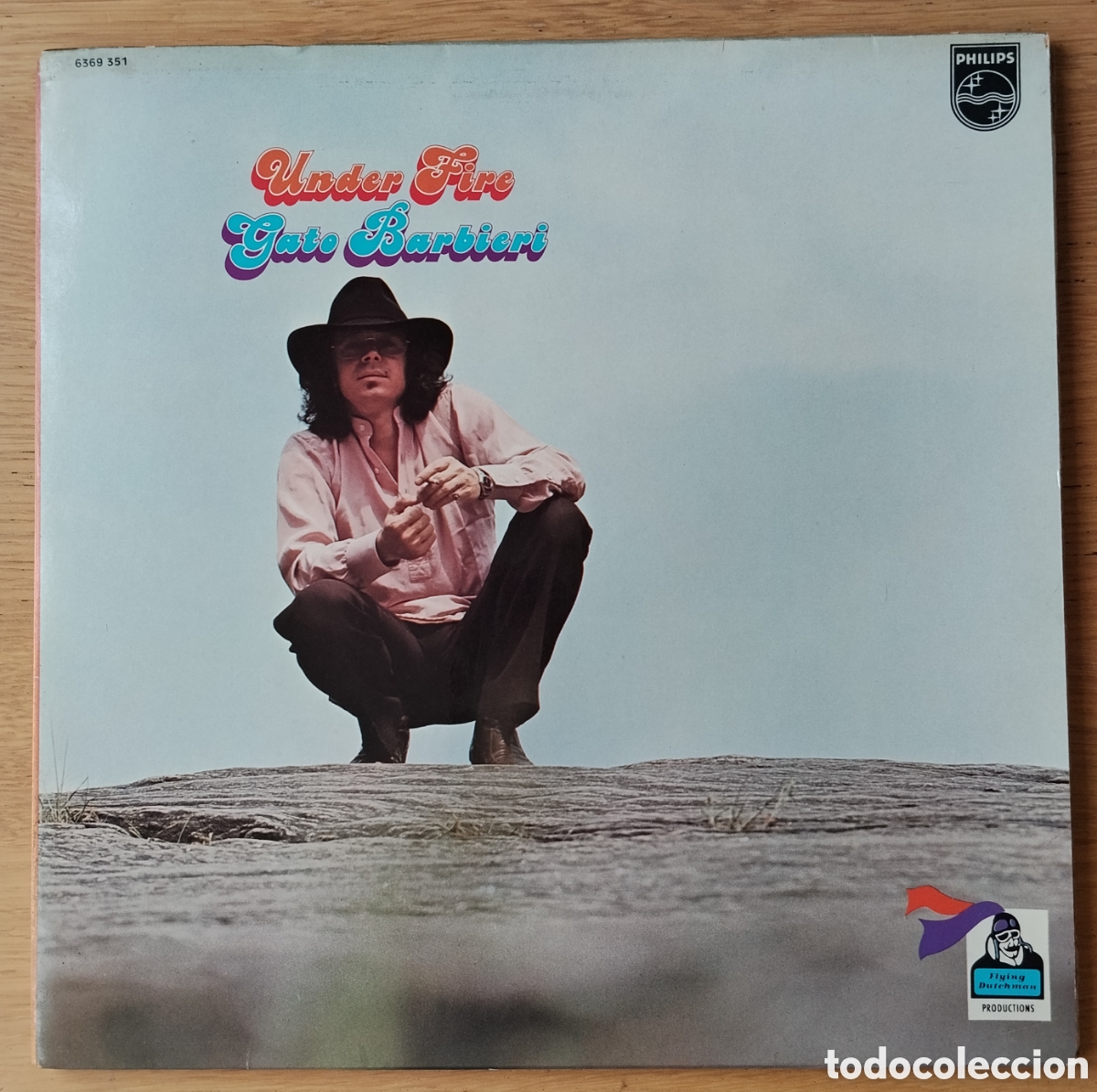 Discos de vinilo: GATO BARBIERI: &rdquo;UNDER FIRE&rdquo; LP VINILO 1973 - JAZZ FUSION- AFRO-CUBAN JAZZ