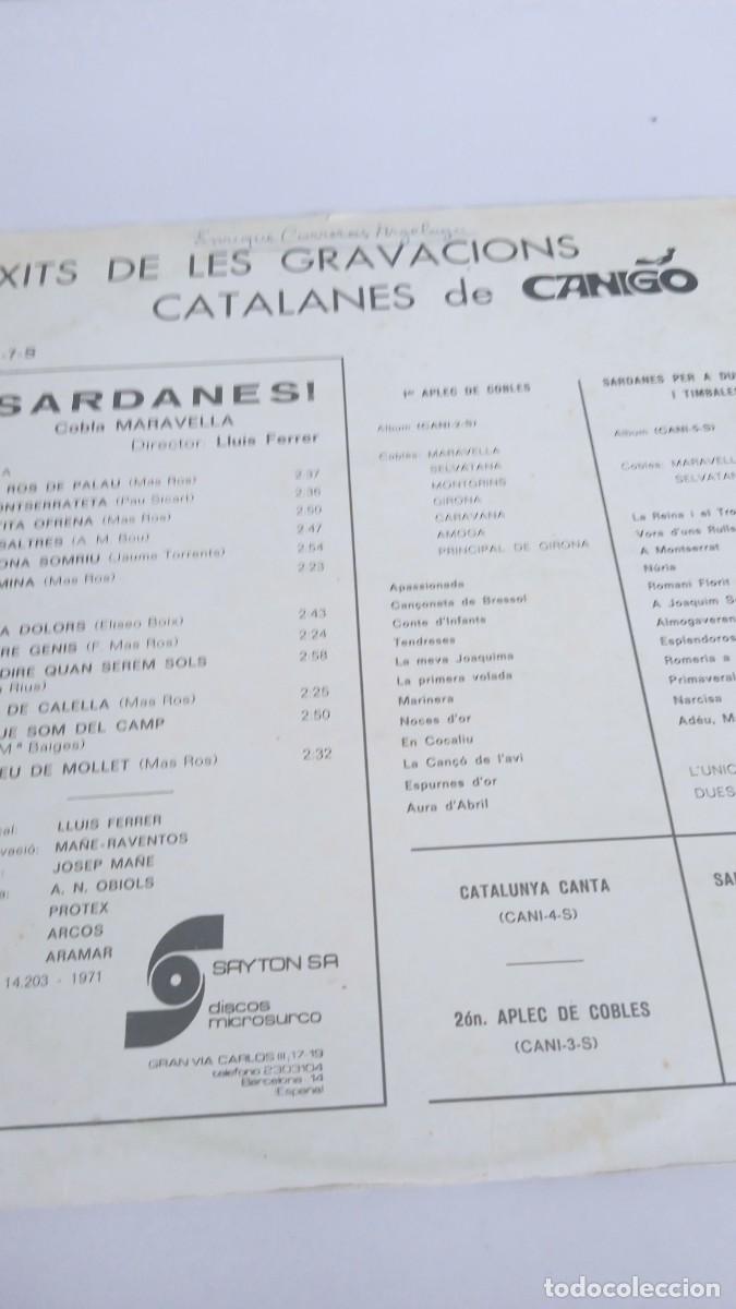 Discos de vinilo: &iexcl;SARDANES! Cobla Maravella - Foto 2