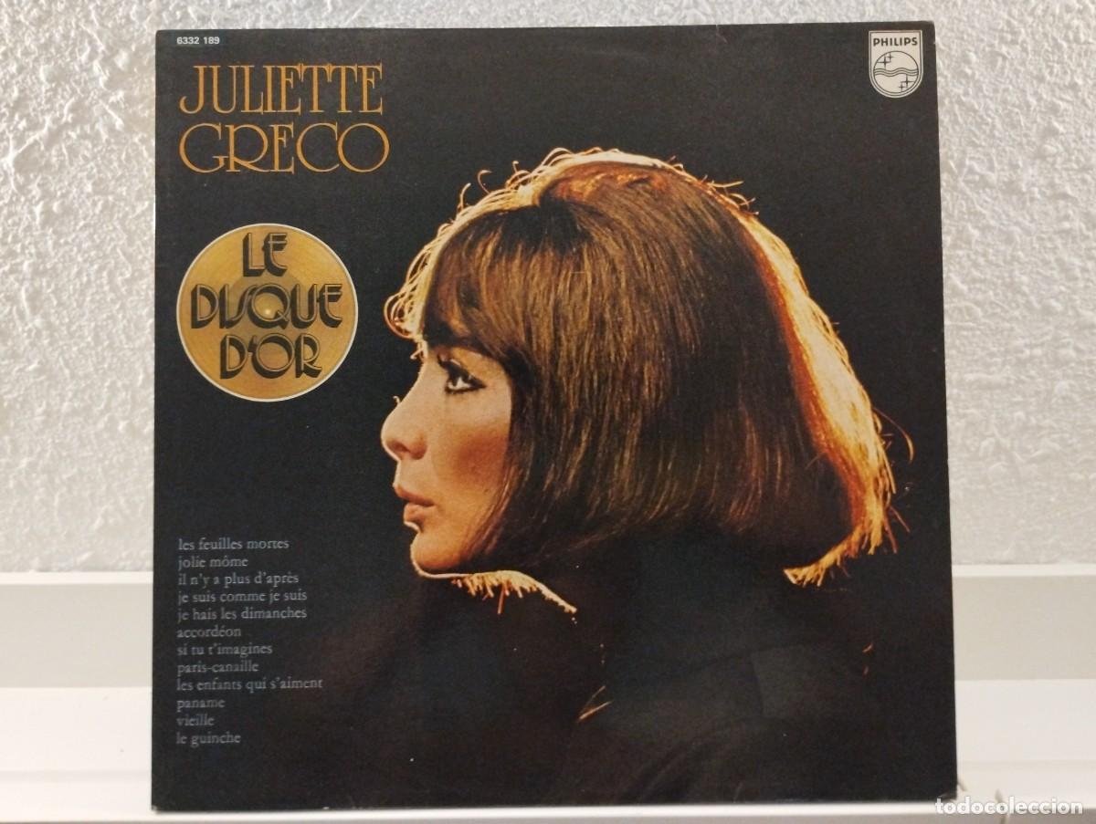 Discos de vinilo: Disco de Vinilo de Juliette Gr&eacute;co &rdquo;Le Disque d'Or&rdquo;